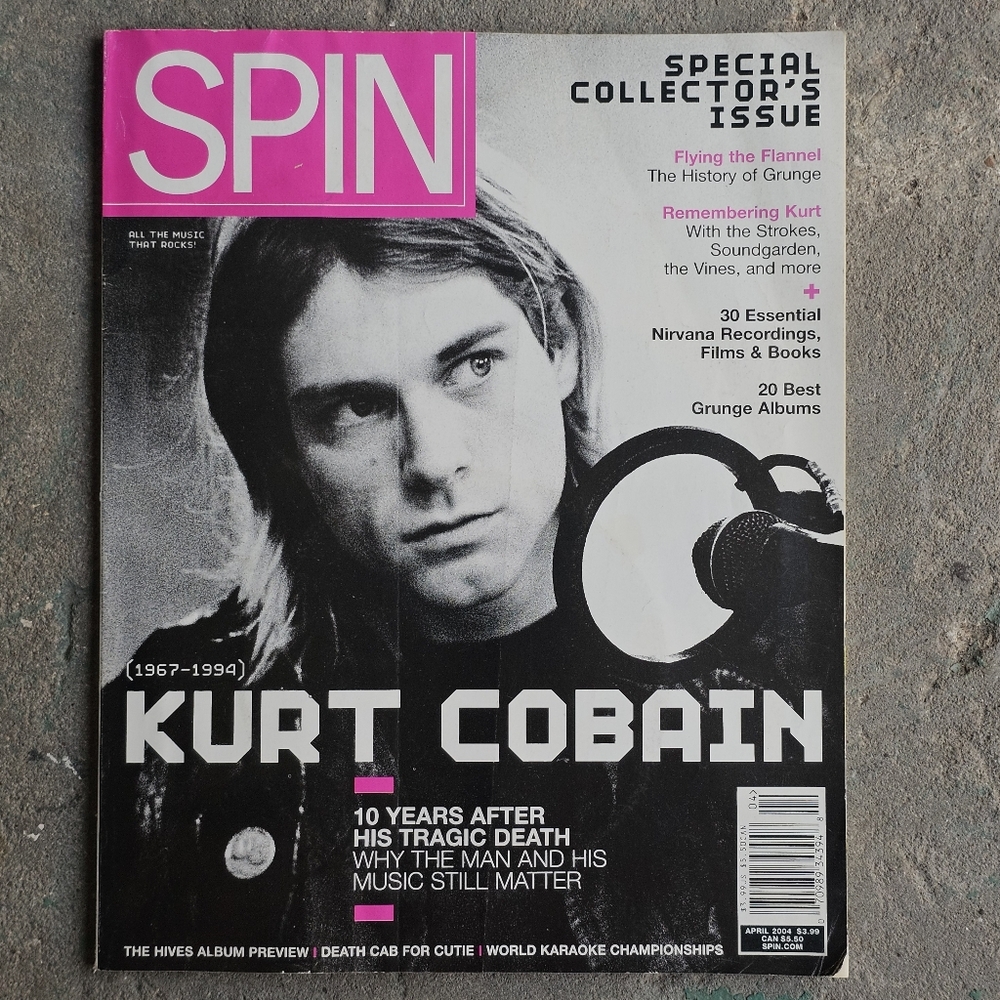 Kurt Cobain Special Collector's Issues Spin Magazine